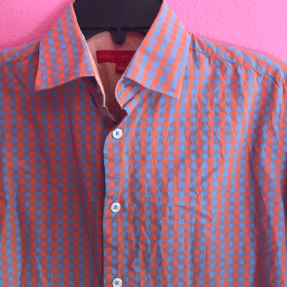 Report Collection striped button down dress shirt - Picture 2 of 6